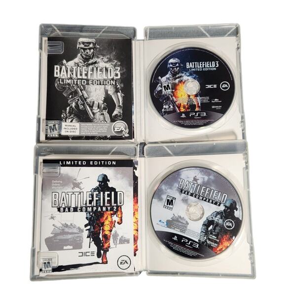 Battlefield: Bad Company 2, Battlefield 3 Limited Edition (PS3, 2010, 2011)... - Picture 3 of 4